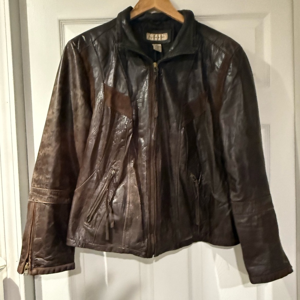 Preston and York Vintage Lambskin Leather Jacket